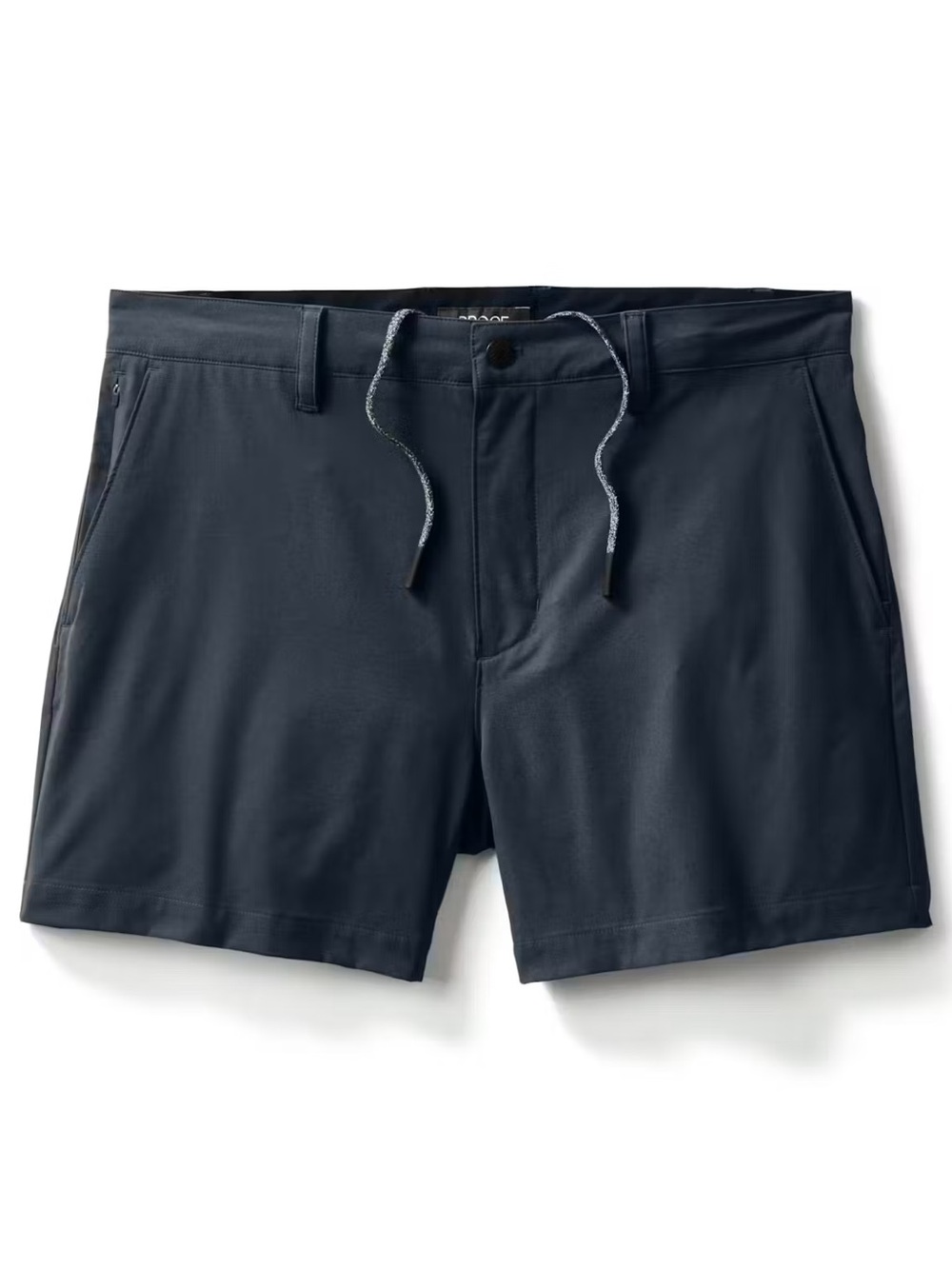 Proof Men’s Equator Hybrid Short 7” inseam in carbon navy, size 31
